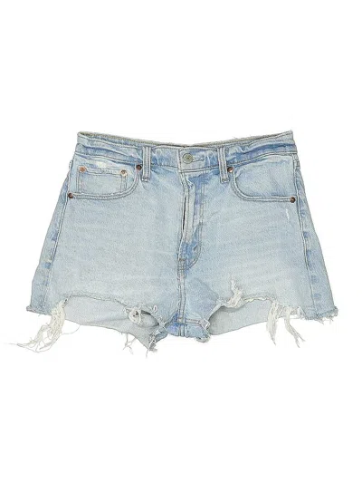 Pre-owned Abercrombie & Fitch Denim Shorts In Blue