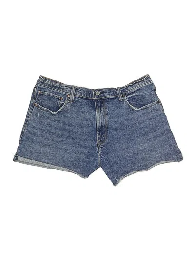 Pre-owned Abercrombie & Fitch Denim Shorts In Blue