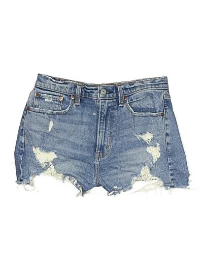 Pre-owned Abercrombie & Fitch Denim Shorts In Blue