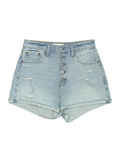 Pre-owned Abercrombie & Fitch Denim Shorts In Blue