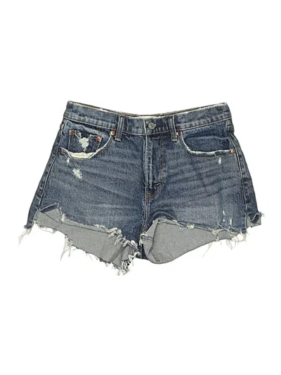 Pre-owned Abercrombie & Fitch Denim Shorts In Blue