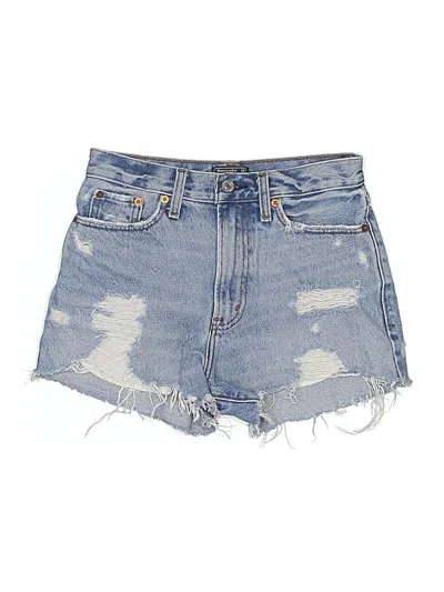 Pre-owned Abercrombie & Fitch Denim Shorts In Blue