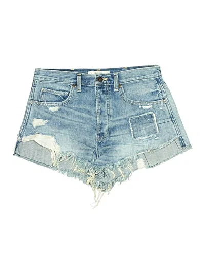 Pre-owned Abercrombie & Fitch Denim Shorts In Blue