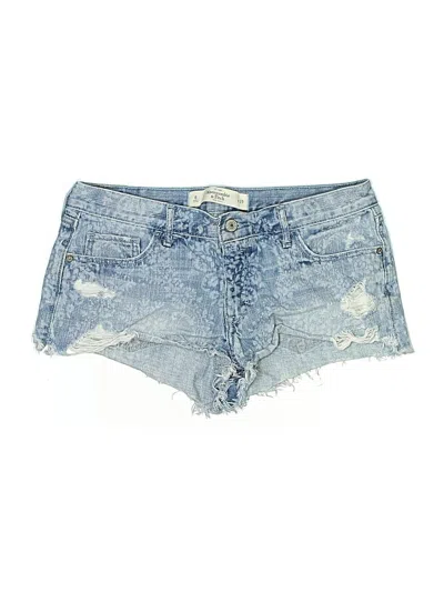 Pre-owned Abercrombie & Fitch Denim Shorts In Blue