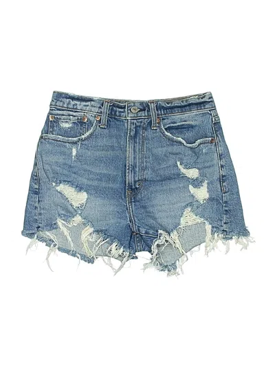 Pre-owned Abercrombie & Fitch Denim Shorts In Blue