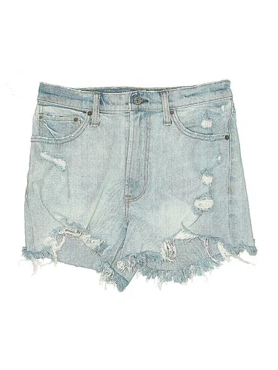 Pre-owned Abercrombie & Fitch Denim Shorts In Blue
