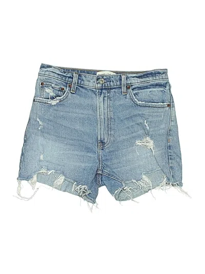 Pre-owned Abercrombie & Fitch Denim Shorts In Blue