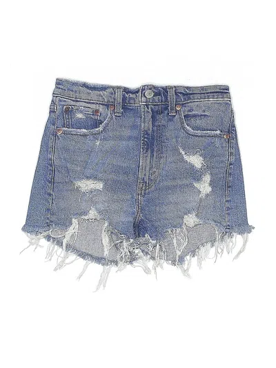 Pre-owned Abercrombie & Fitch Denim Shorts In Blue