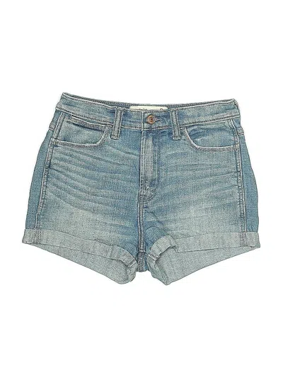 Pre-owned Abercrombie & Fitch Denim Shorts In Blue
