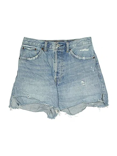 Pre-owned Abercrombie & Fitch Denim Shorts In Blue