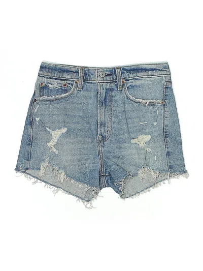 Pre-owned Abercrombie & Fitch Denim Shorts In Blue