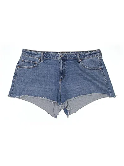 Pre-owned Abercrombie & Fitch Denim Shorts In Blue