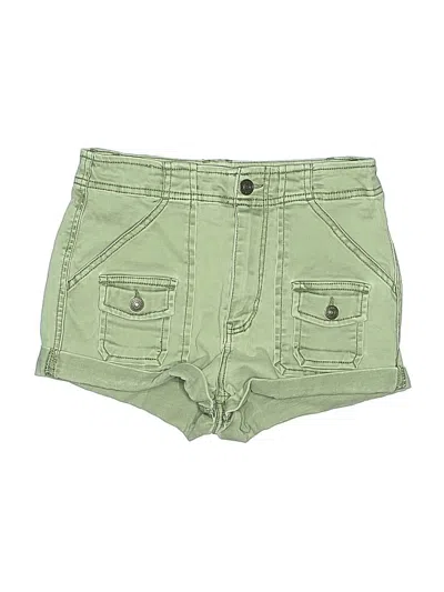 Pre-owned Abercrombie & Fitch Denim Shorts In Green