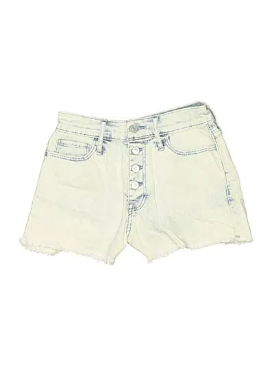 Pre-owned Abercrombie & Fitch Denim Shorts In White
