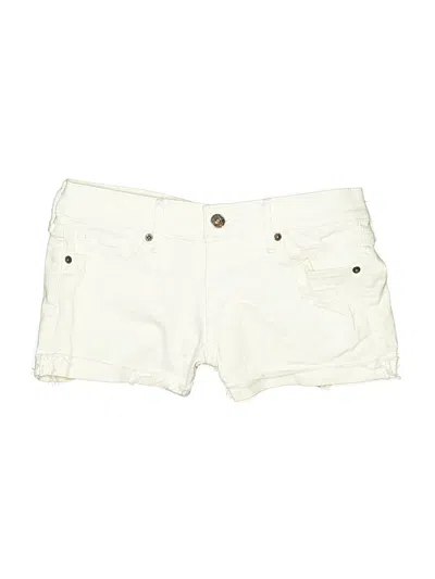 Pre-owned Abercrombie & Fitch Denim Shorts In White