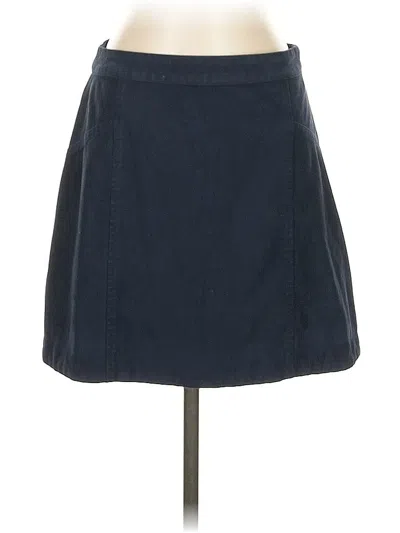 Pre-owned Abercrombie & Fitch Denim Skirt In Blue