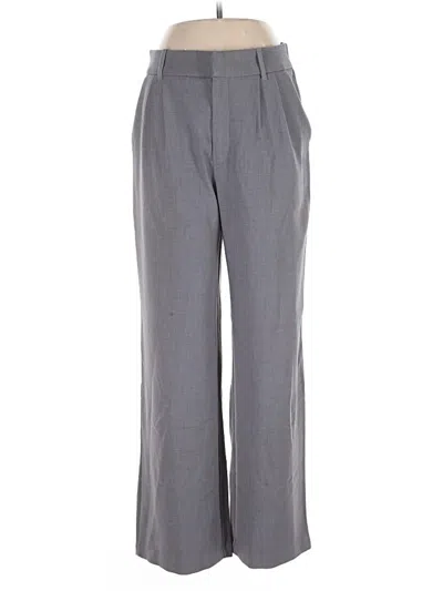 Pre-owned Abercrombie & Fitch Dress Pants In Gray