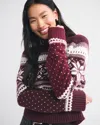 Abercrombie & Fitch Easy Fairisle Mockneck Sweater