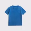 Abercrombie & Fitch Essential Icon Crew Tee In Blue