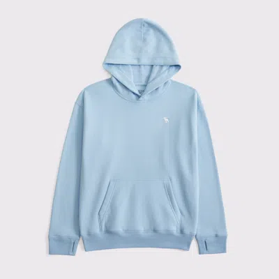 Abercrombie & Fitch Kids' Essential Icon Hoodie In Blue