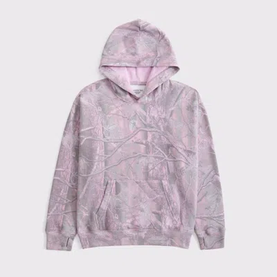 Abercrombie & Fitch Kids' Essential Icon Hoodie In Pink
