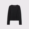 Abercrombie & Fitch Essential Long-sleeve Baby Tee In Black