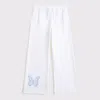 Abercrombie & Fitch Essential Wide Leg Sweatpants In White