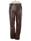 Abercrombie & Fitch Faux Leather Pants In Multi