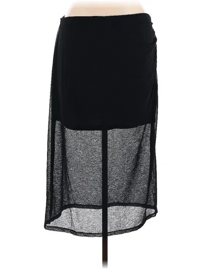 Pre-owned Abercrombie & Fitch Formal Skirt In Black