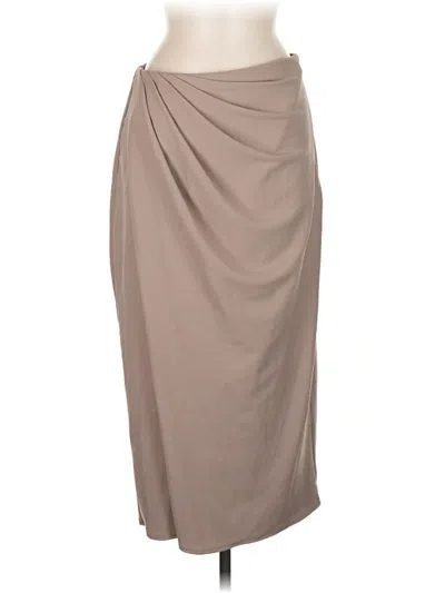 Pre-owned Abercrombie & Fitch Formal Skirt In Brown