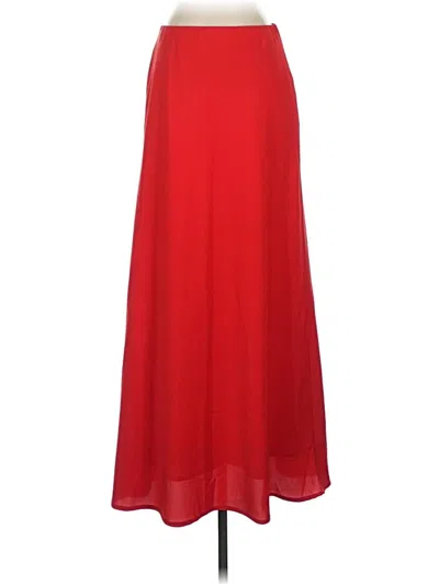 Pre-owned Abercrombie & Fitch Formal Skirt In Red