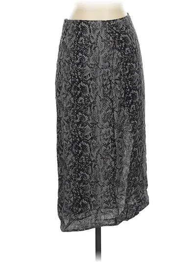 Pre-owned Abercrombie & Fitch Formal Skirt In Silver