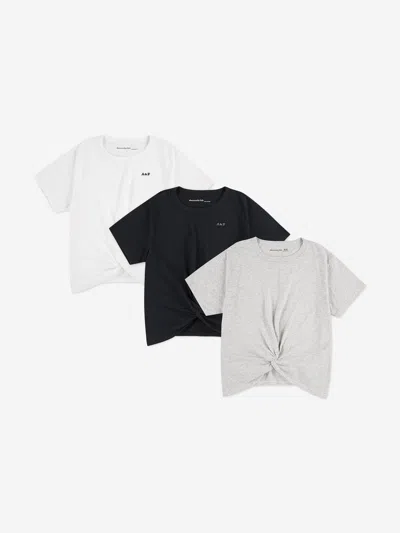 Abercrombie & Fitch Babies'  Girls 3 Pack Tie Front T-shirt Set In Multi