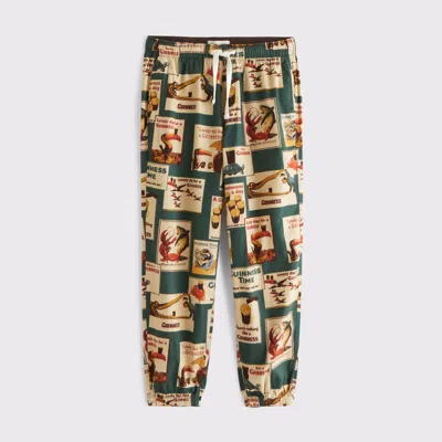 Abercrombie & Fitch Guinness Sleep Jogger In Green