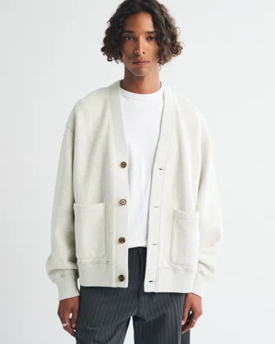 Abercrombie & Fitch Heritage Heavyweight Cardigan In Neutral