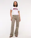 Abercrombie & Fitch High Rise 90s Relaxed Jean In Brown