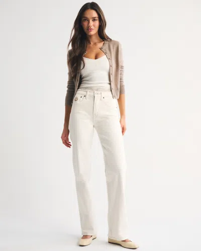 Abercrombie & Fitch High Rise 90s Relaxed Shell Embroidered Jean In Multi