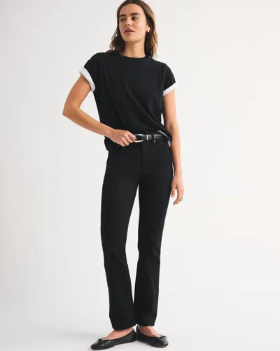 Abercrombie & Fitch High Rise 90s Straight Jean In Multi