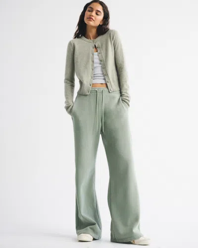 Abercrombie & Fitch High Rise Sunday Wide Leg Sweatpant