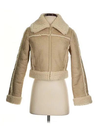 Pre-owned Abercrombie & Fitch Jacket In Tan