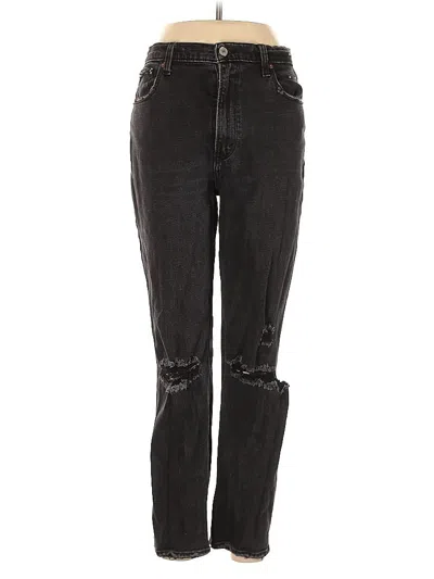 Pre-owned Abercrombie & Fitch Jeans In Black