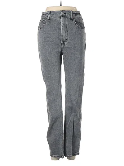 Pre-owned Abercrombie & Fitch Jeans In Gray