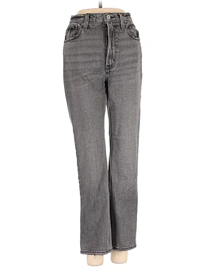 Pre-owned Abercrombie & Fitch Jeans In Gray