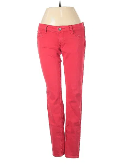Pre-owned Abercrombie & Fitch Jeans In Red