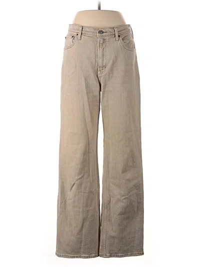 Pre-owned Abercrombie & Fitch Jeans In Tan