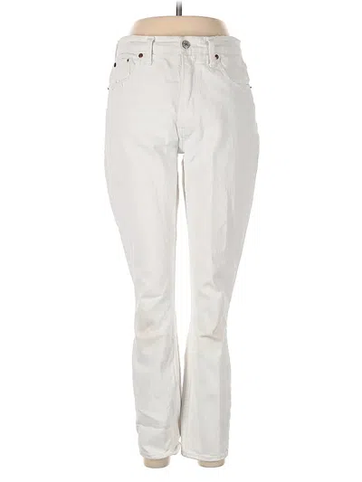 Pre-owned Abercrombie & Fitch Jeans In White