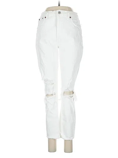 Pre-owned Abercrombie & Fitch Jeans In White