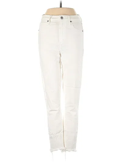Pre-owned Abercrombie & Fitch Jeans In White