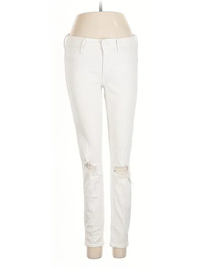 Pre-owned Abercrombie & Fitch Jeans In White