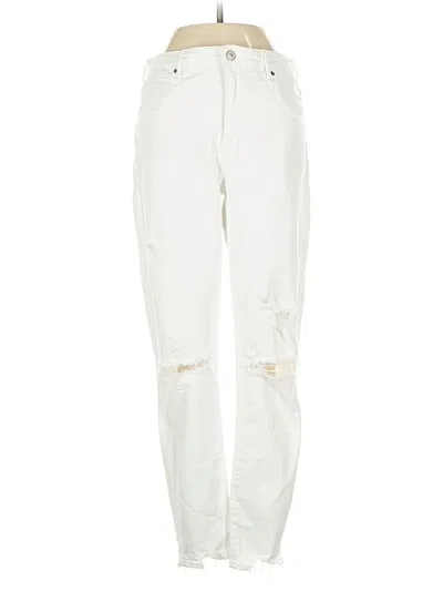 Pre-owned Abercrombie & Fitch Jeans In White